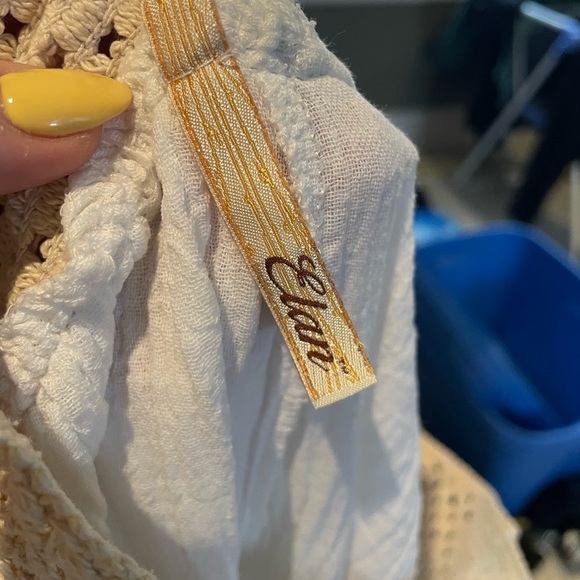 ELAN Long white Flowy skirt - Picture 2 of 4